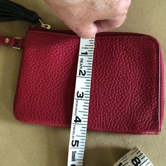 Fossil Red Tara Tassel Wristlet - Picture 6 of 6
